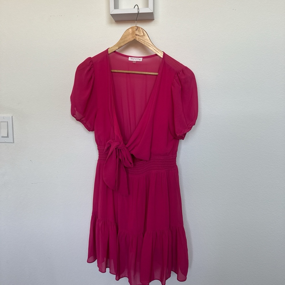 A.L.C. Vibrant Pink Mini Dress
